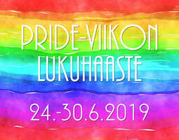 Pride-viikon lukuhaaste (24.-30.6.2019)